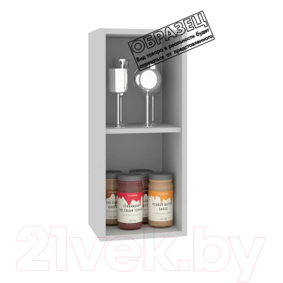 Шкаф навесной для кухни Кортекс-мебель Корнелия Мара ВШ30 (красный)
