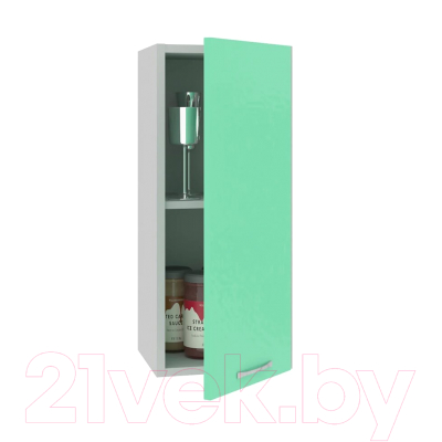 Шкаф навесной для кухни Кортекс-мебель Корнелия Мара ВШ30 (салатовый)