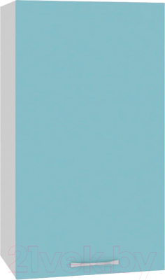 Шкаф навесной для кухни Кортекс-мебель Корнелия Мара ВШ40 (голубой)
