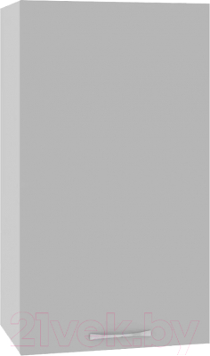 Шкаф навесной для кухни Кортекс-мебель Корнелия Мара ВШ40 (серый)