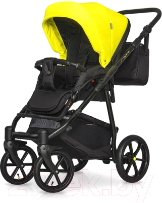 Детская универсальная коляска Riko Swift Neon 3 в 1 (23/crazy yellow)