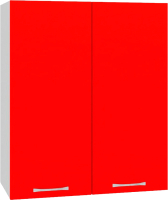 Шкаф навесной для кухни Кортекс-мебель Корнелия Мара ВШ60 (красный) - 