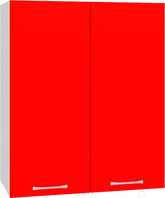 Шкаф навесной для кухни Кортекс-мебель Корнелия Мара ВШ60 (красный)