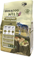 Сухой корм для собак Gheda Petfood Dog&Dog Wild Regional Grassland со свининой, ягненком и буйволом (12кг) - 