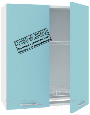 Шкаф навесной для кухни Кортекс-мебель Корнелия Мара ВШ60с (синий)