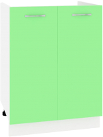 Шкаф под мойку Кортекс-мебель Корнелия Лира НШ60м (зеленый) - 