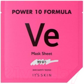Маска для лица тканевая It's Skin Power 10 Formula VE Mask Sheet питательная
