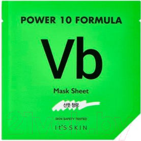 

Маска для лица тканевая It's Skin, Power 10 Formula VB Mask Sheet для проблемной кожи