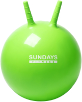 Фитбол с рожками Sundays Fitness IR97401A-45 (зеленый) - 