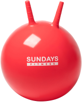 Фитбол с рожками Sundays Fitness IR97401A-45 (красный) - 