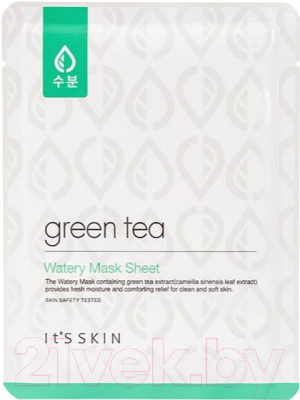 

Маска для лица тканевая It's Skin, Green Tea Watery Mask Sheet