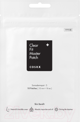Маска-пленка для лица COSRX Clear Fit Master Patch маска-патч от прыщей (1 лист)