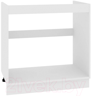Шкаф под мойку Кортекс-мебель Корнелия Лира НШ80м (белый)