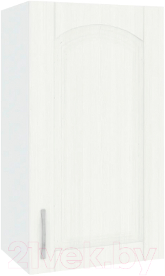 Шкаф навесной для кухни Кортекс-мебель Корнелия Ретро ВШ40 (ясень белый)