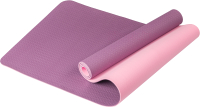 Коврик для йоги и фитнеса Sundays Fitness IR97503 (фиолетовый/розовый) - 