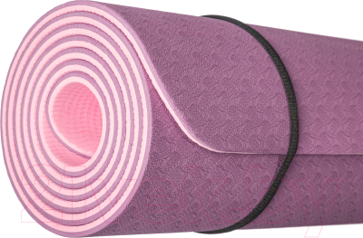 Коврик для йоги и фитнеса Sundays Fitness IR97503 (фиолетовый/розовый)