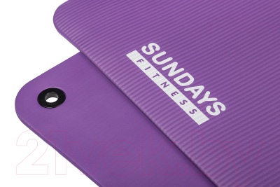 Коврик для йоги и фитнеса Sundays Fitness IR97506 (180x60x1см, фиолетовый)