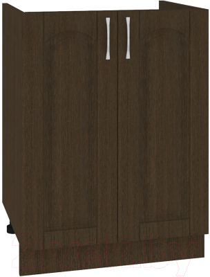 Шкаф под мойку Кортекс-мебель Корнелия Ретро НШ60м (венге)