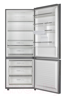 Холодильник с морозильником Maunfeld MFF 1857NFSB