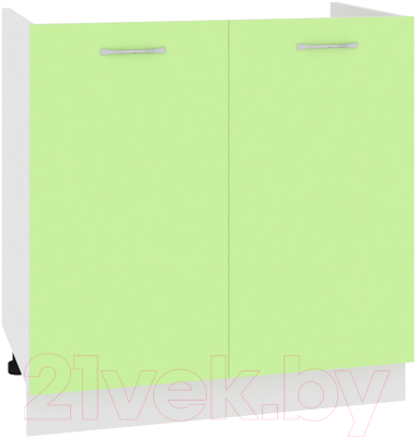 Шкаф под мойку Кортекс-мебель Корнелия Лира НШ80м (зеленый)