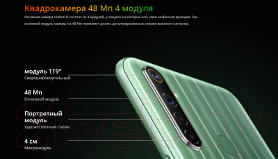 Смартфон Realme 6I 3/64GB / RMX2040 (зеленый)