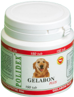 Кормовая добавка для животных Polidex Гелабон плюс / 5929 (150 таблеток) - 