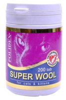 Кормовая добавка для животных Polidex Супер Вул / 7840 (200 таблеток) - 