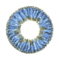 Комплект контактных линз Hera Elegance Blue Sph-1.00 (2шт) - 