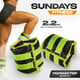 Комплект утяжелителей Sundays Fitness IR97812  (2кг, черный/зеленый) - 