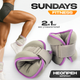 Комплект утяжелителей Sundays Fitness IR97843 (1кг, серый/фиолетовый) - 