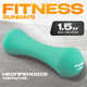Гантель Sundays Fitness IR92004-D (1.5кг, бирюзовый) - 