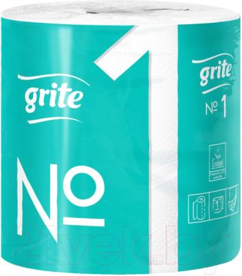 Бумажные полотенца Grite №1 (двухслойная, 1рул)