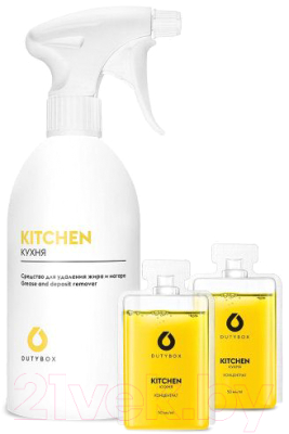 Чистящее средство для кухни Dutybox Kitchen Концентрированное + бутылка (2x50мл)