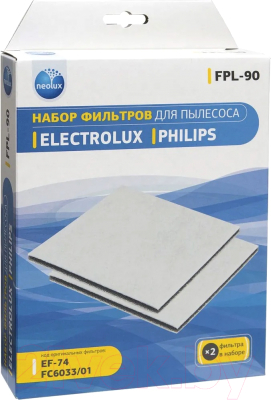 Комплект фильтров для пылесоса Neolux FPL-90