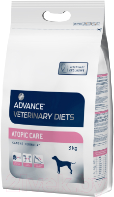 Сухой корм для собак Advance VetDiet Atopic Care (3кг)