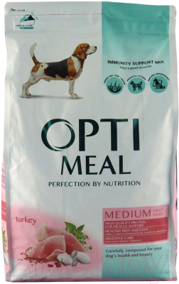 Сухой корм для собак Optimeal Medium Adult с индейкой (1.95кг)