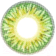 Комплект контактных линз Hera Premium Green Sph-1.00 (2шт) - 