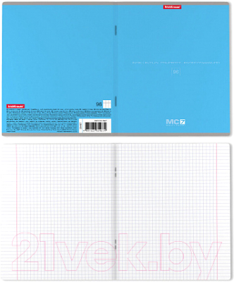 Изображение товара Тетрадь Erich Krause МС-7 / 35487 (96л, клетка)