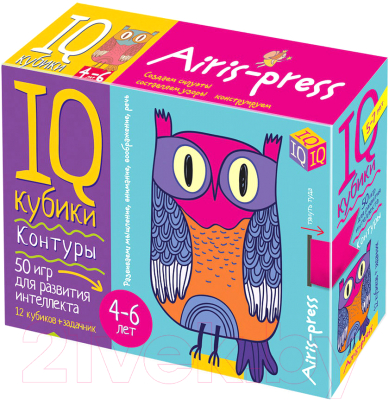 

Развивающая игра Айрис-пресс, Умные кубики. Контуры / AP-27488