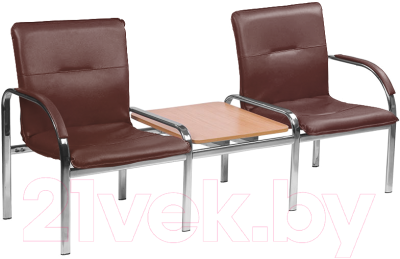 Секция стульев Nowy Styl Staff-2T Chrome (Eco-28)
