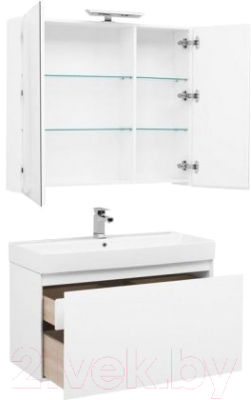 Комплект мебели для ванной Aquanet Йорк 100 / 203645