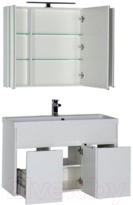 Комплект мебели для ванной Aquanet Латина 100 / 179841