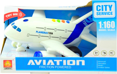 Самолет игрушечный WenYi WY720A (инерционный)