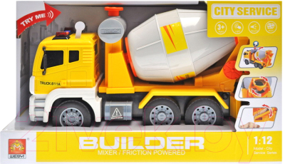 

Автомобиль игрушечный WenYi, Бетономешалка / WY811A