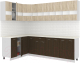 Кухонный гарнитур Кортекс-мебель Корнелия Экстра 1.5x2.7м (дуб сонома/венге/мадрид) - 