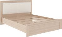 Двуспальная кровать Rinner Глэдис М31 с настилом 160x200 (шимо светлый/белый) - 