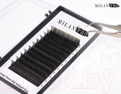 Ресницы для наращивания Milan Pro 1026 MP 0.07/CC Микс (16 линий, черный)