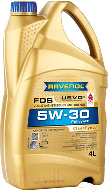 

Моторное масло Ravenol, FDS SAE 5W30 / 1111139-004-01-999