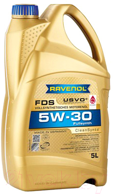 

Моторное масло Ravenol, FDS SAE 5W30 / 1111139-005-01-999