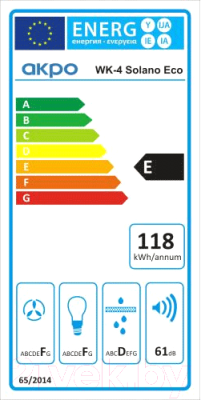 Вытяжка наклонная Akpo Solano Eco 90 WK-4 (черный)